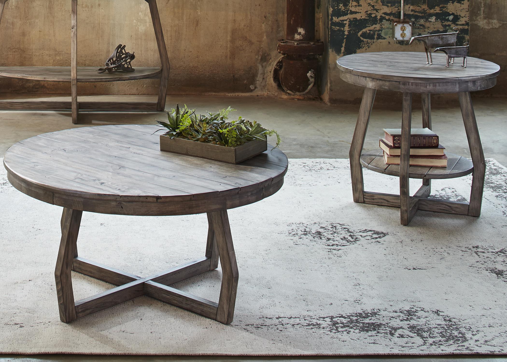 Liberty furniture deals round cocktail table